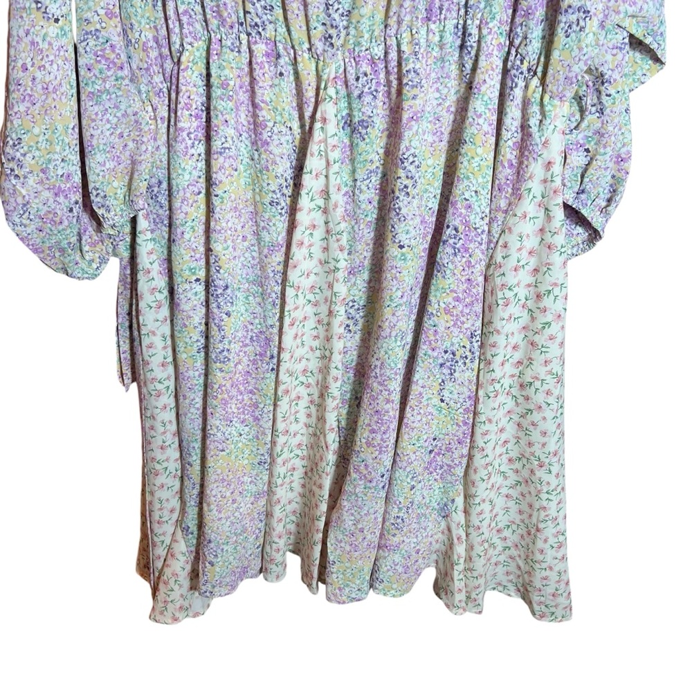 Chic Soul Floral Lightweight Dress, 2XL - Picture 6 of 12